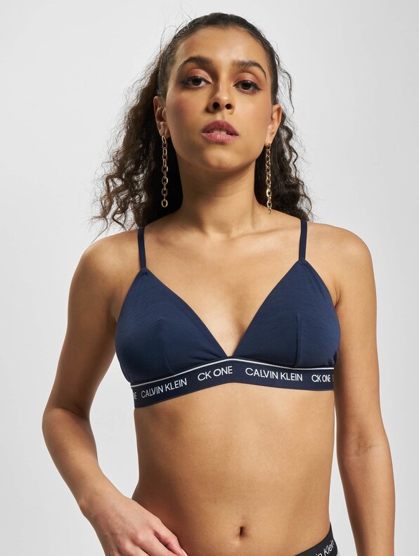 Calvin klein Unlined Triangle Blue