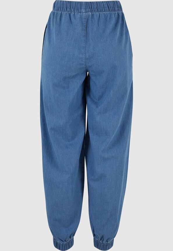 Ladies Light Denim Jogpants-5