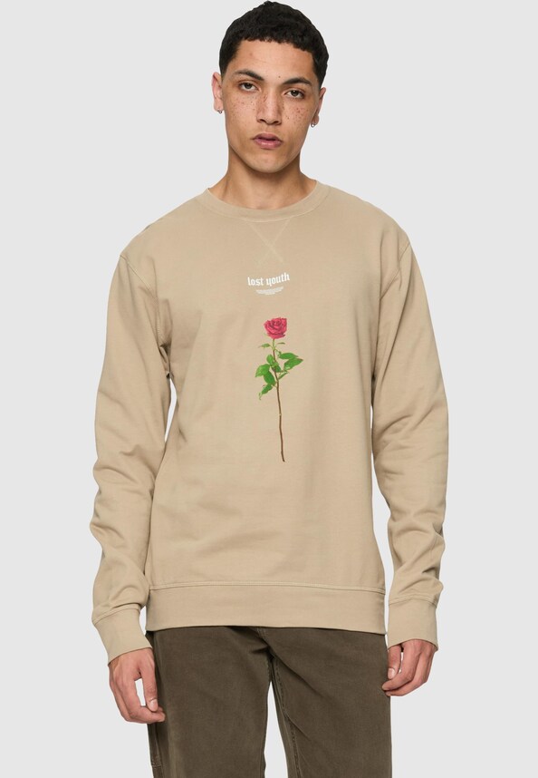 Lost Youth Rose Crewneck -0