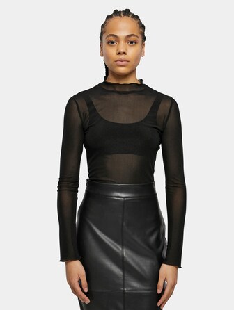Ladies Mesh Turtleneck Body