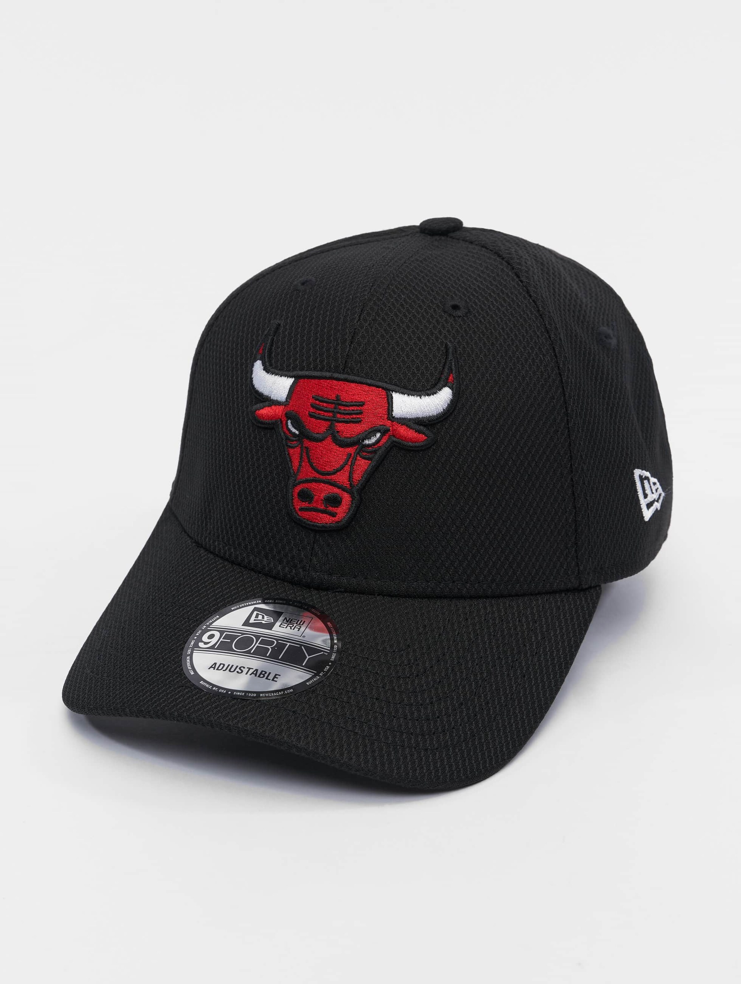 New Era NBA Chicago Bulls Diamond 9Forty Snapback Cap Vrouwen op kleur zwart, Maat ADJUSTABLE_2