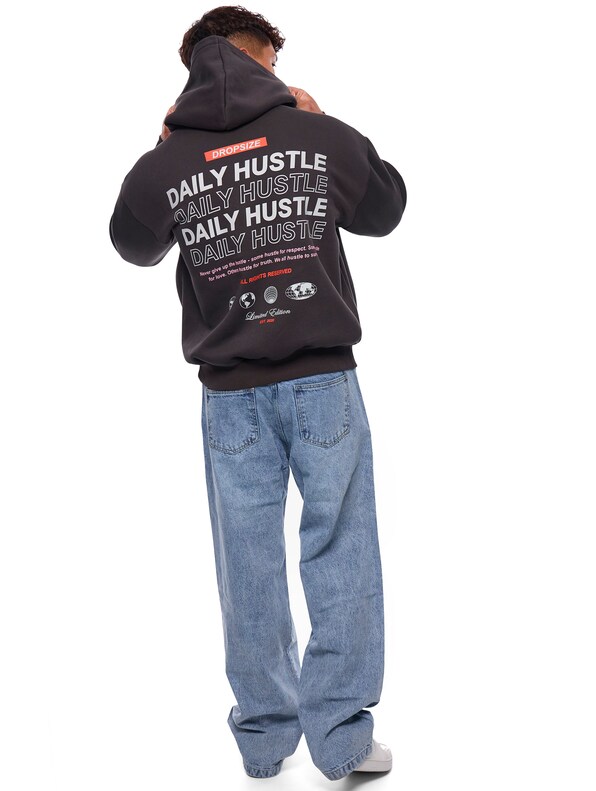 Heavy Oversize Daily Hustle Hoodies-4