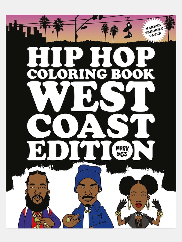 Hip Hop Coloring Book - West Coast Edition-0