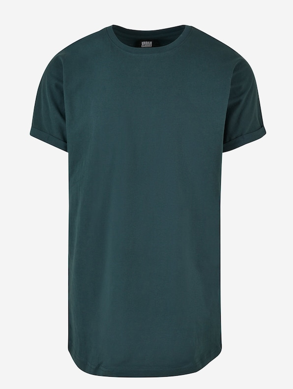 Long Shaped Turnup Tee-2