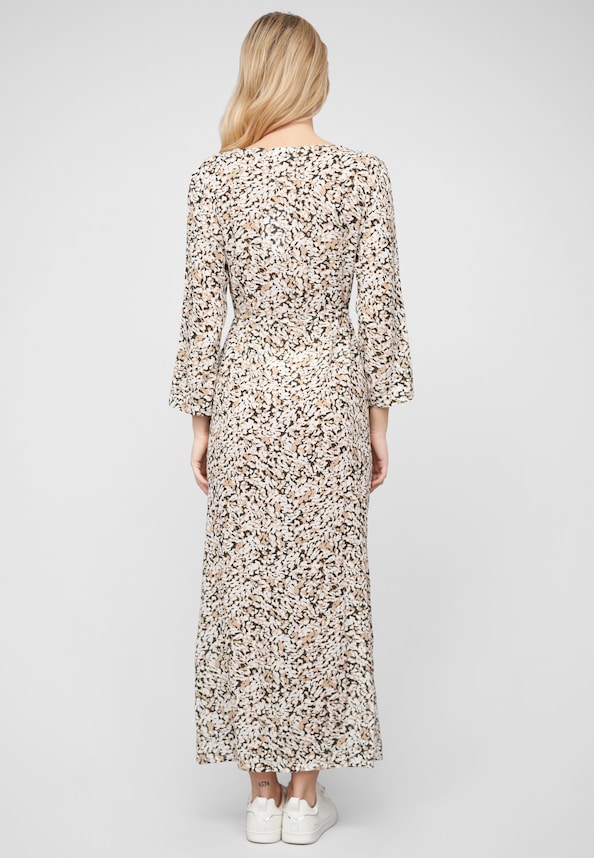 VIMARINA V-NECK 3/4 ANCLE DRESS/SU/R-1