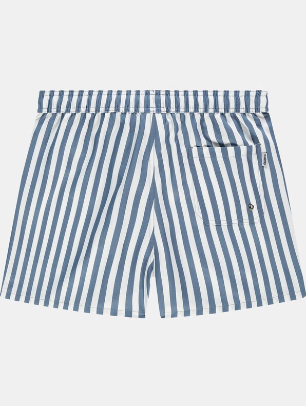 Blue Striped Shorties-1
