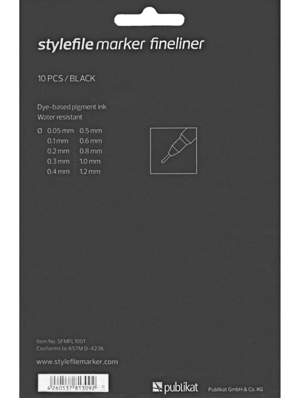 Stylefile Marker Fineliner 10pcs-3
