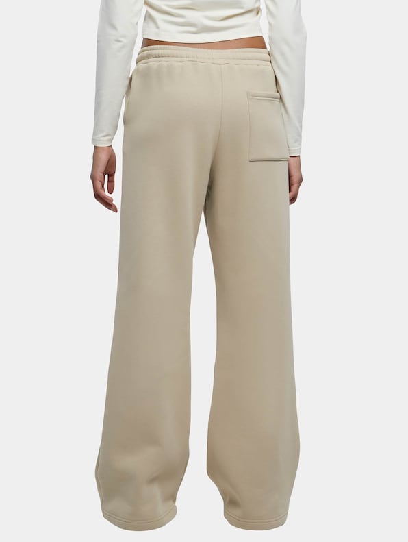 Ladies Organic Ultra Wide Sweat Pants-2