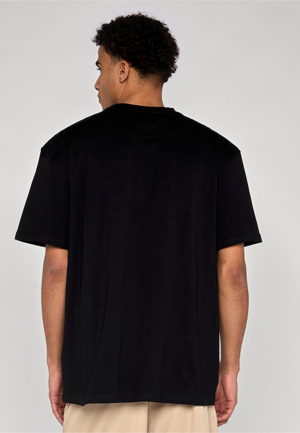 Small Signature Gold Logo Tee black-1