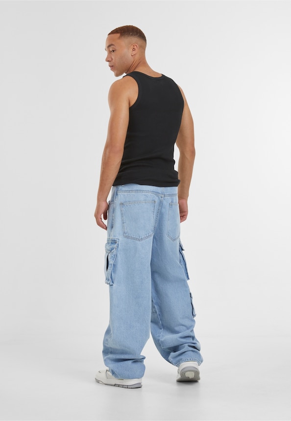 Duki Multi Pocket Cargo Jeans-4