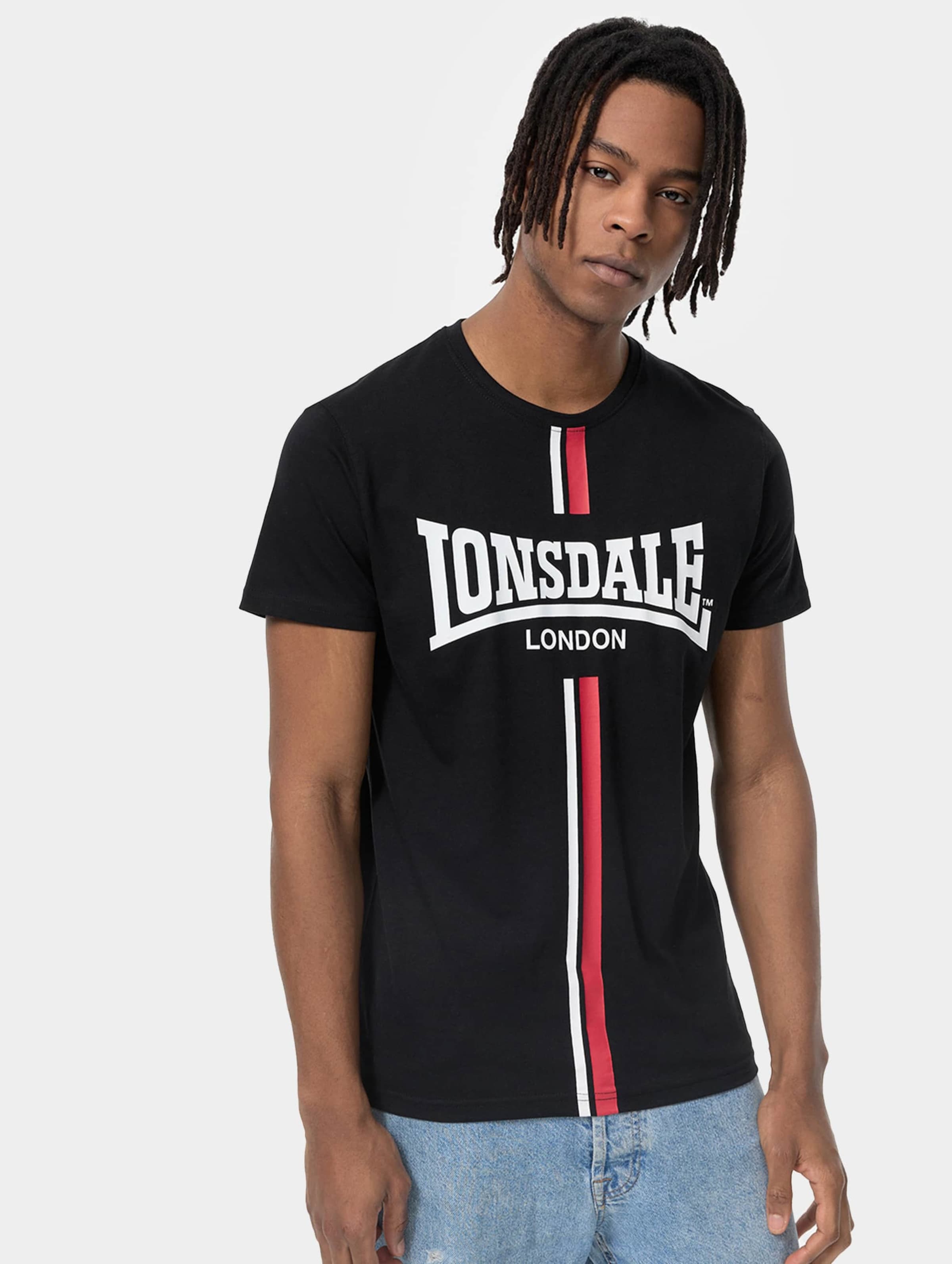 Lonsdale London Altandhu T-Shirt Mannen op kleur zwart, Maat 3XL