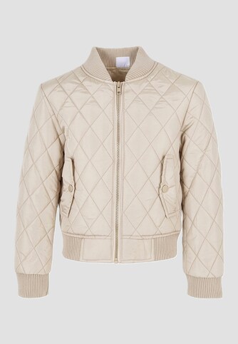 Girls Diamond Quilt Nylon Jacket