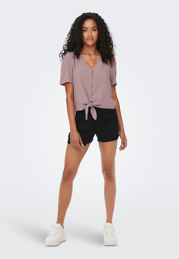 ONLY Damen V-Neck Top-1