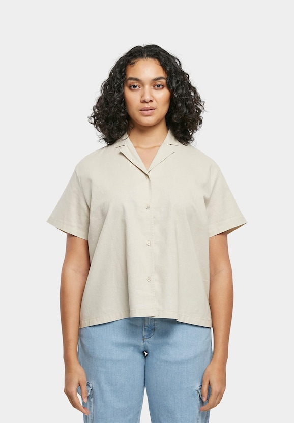 Ladies Linen Mixed Resort -1