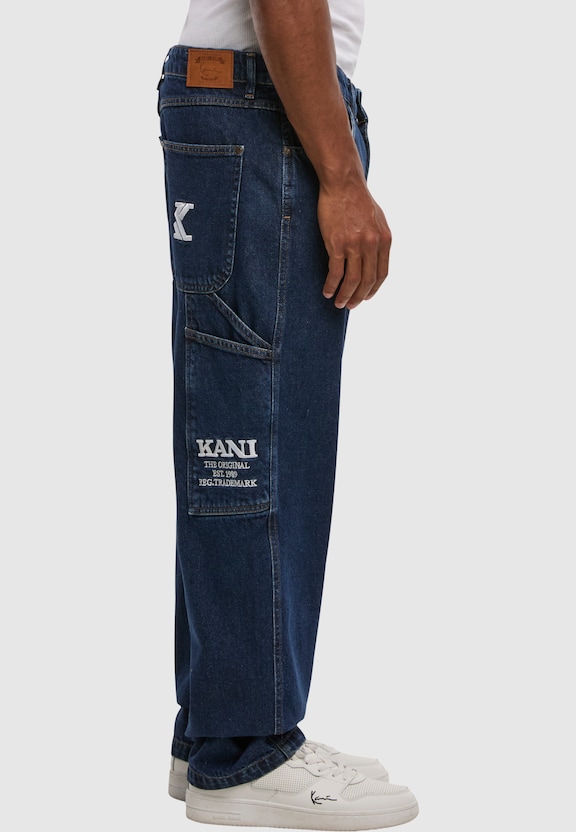 KK Retro Baggy Workwear Denim rinse blue-3