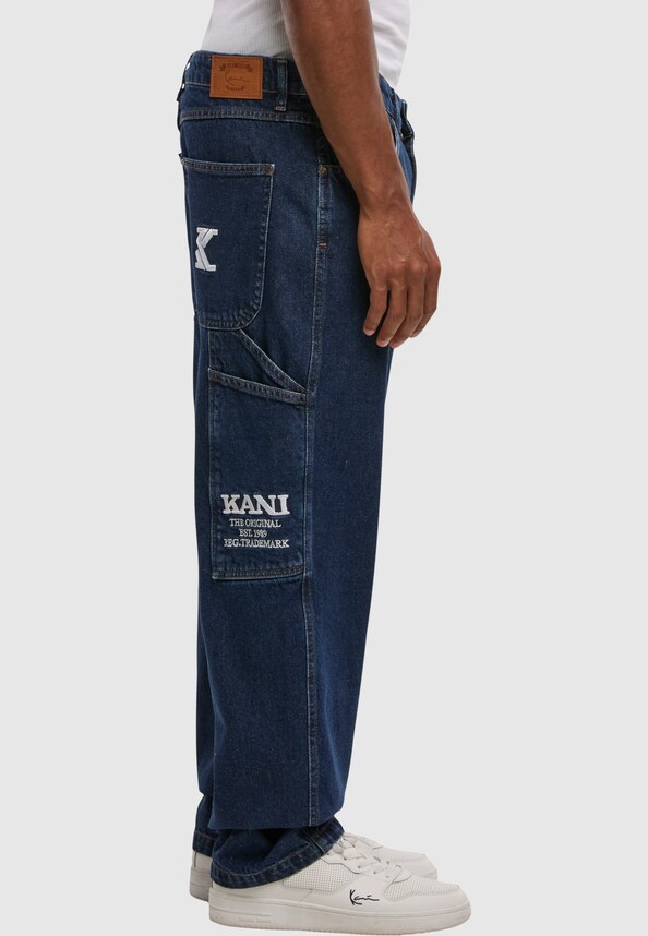 KK Retro Baggy Workwear Denim rinse blue-3