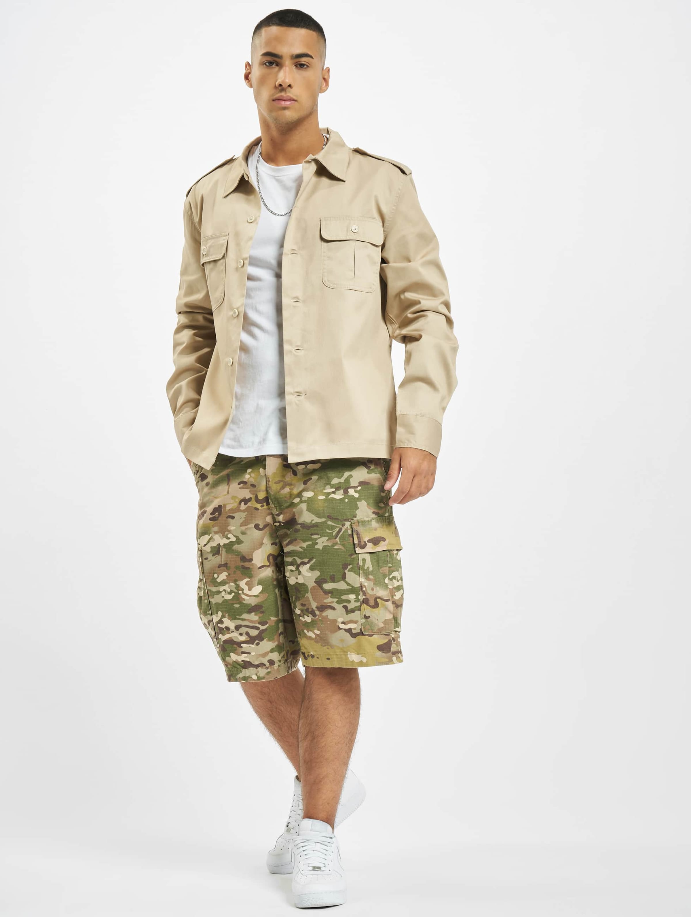 Brandit Pantaloni Corti Security BDU Ripstop Uomo Tattico - Foto 4