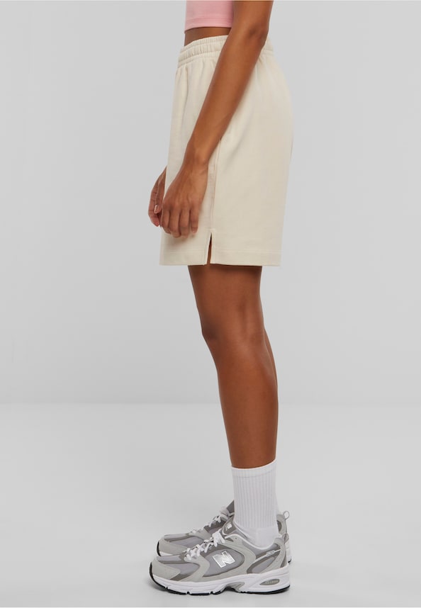 Ladies Organic Terry Bermuda Pants-2