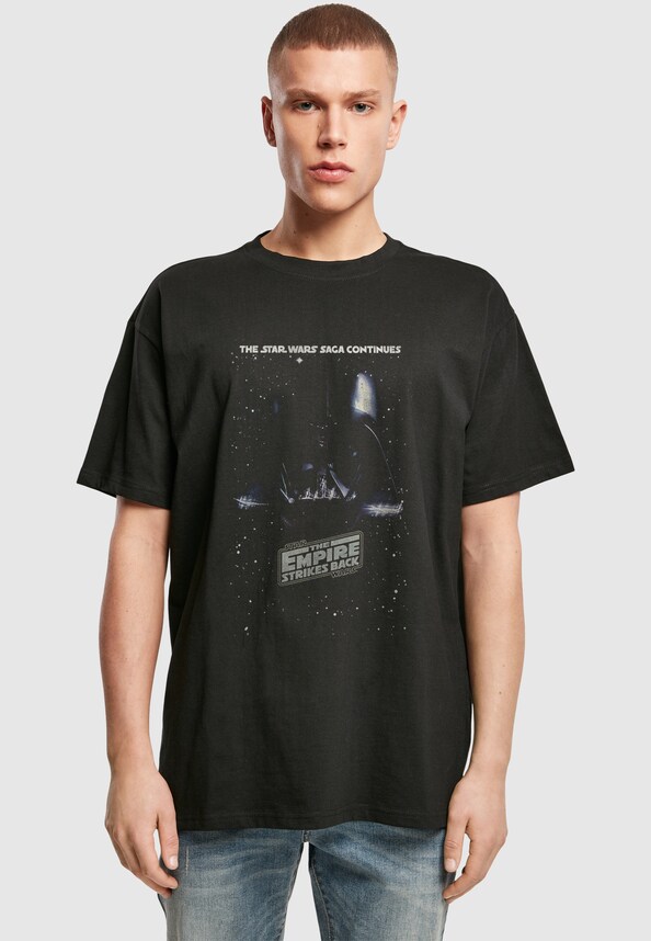 Star Wars Episode V Poster Heavy Oversize Tee-0