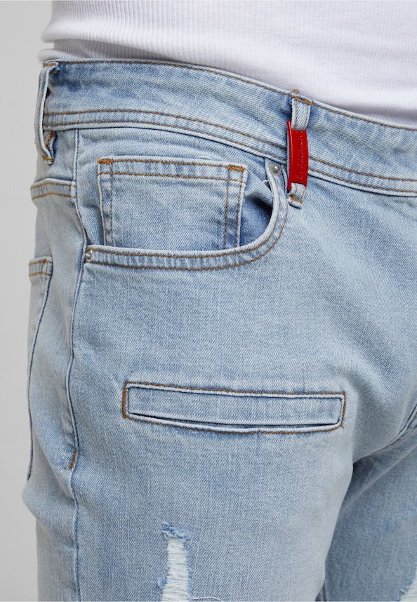 Oscar Ripped Slim Fit Jeans-5