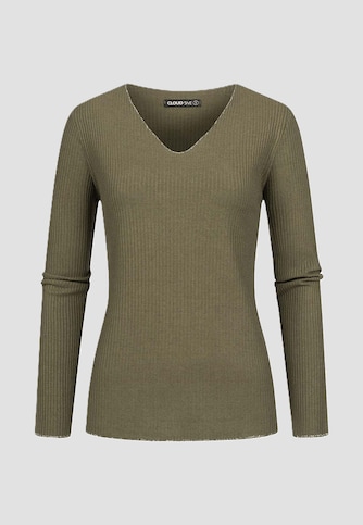 Cloud5ive V-NECK SHIRT LANGARM LUREXEINSATZ und V-Neck