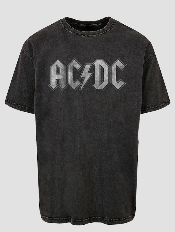 ACDC - Logo Acid Washed Oversize-2