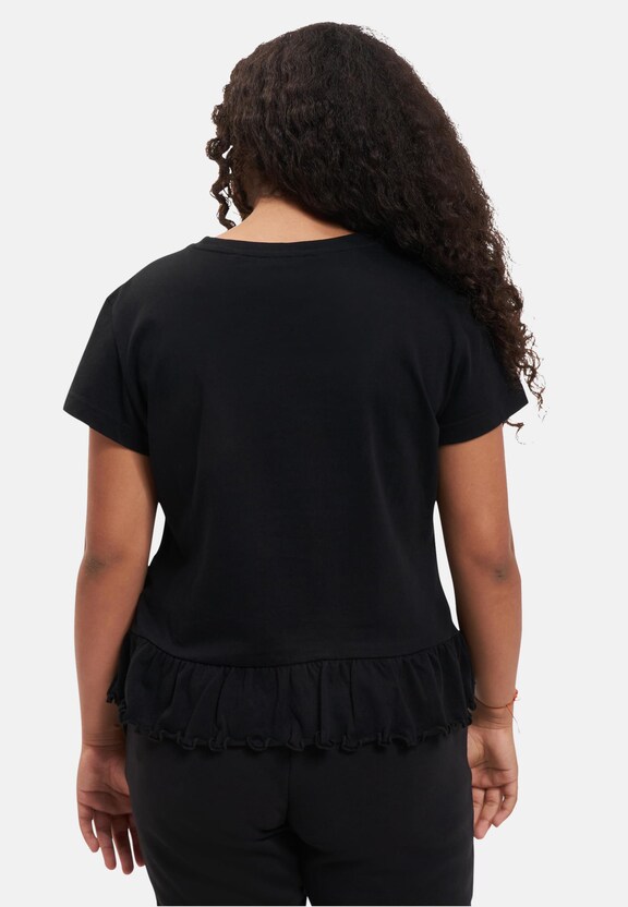 Girls Organic Volant Tee-1