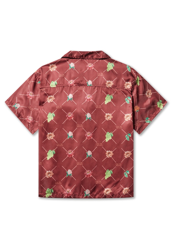 FRUIT MONOGRAM CUBAN  SHIRT-5