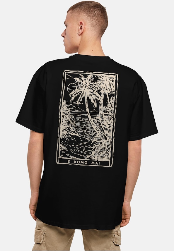 Merchcode Hawai Oversized T-shirt-1