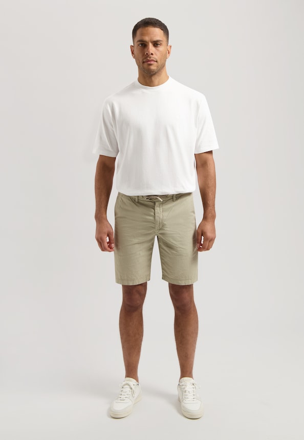 Lancaster Shorts Seersucker Stripe-3