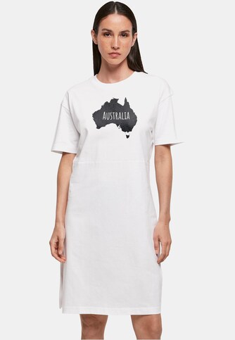 Ladies Australia Organic Oversized Slit Tee