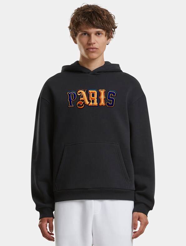 Paris Wording Patch Style Fluffy -0