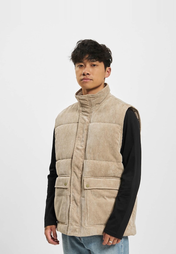 Only & Sons Cash Corduroy Vest-2