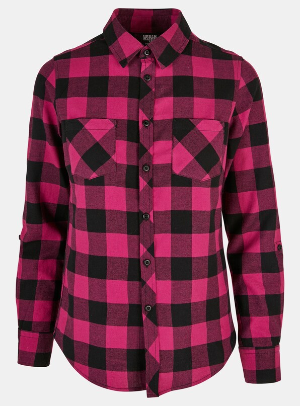 Ladies Turnup Checked Flanell-6
