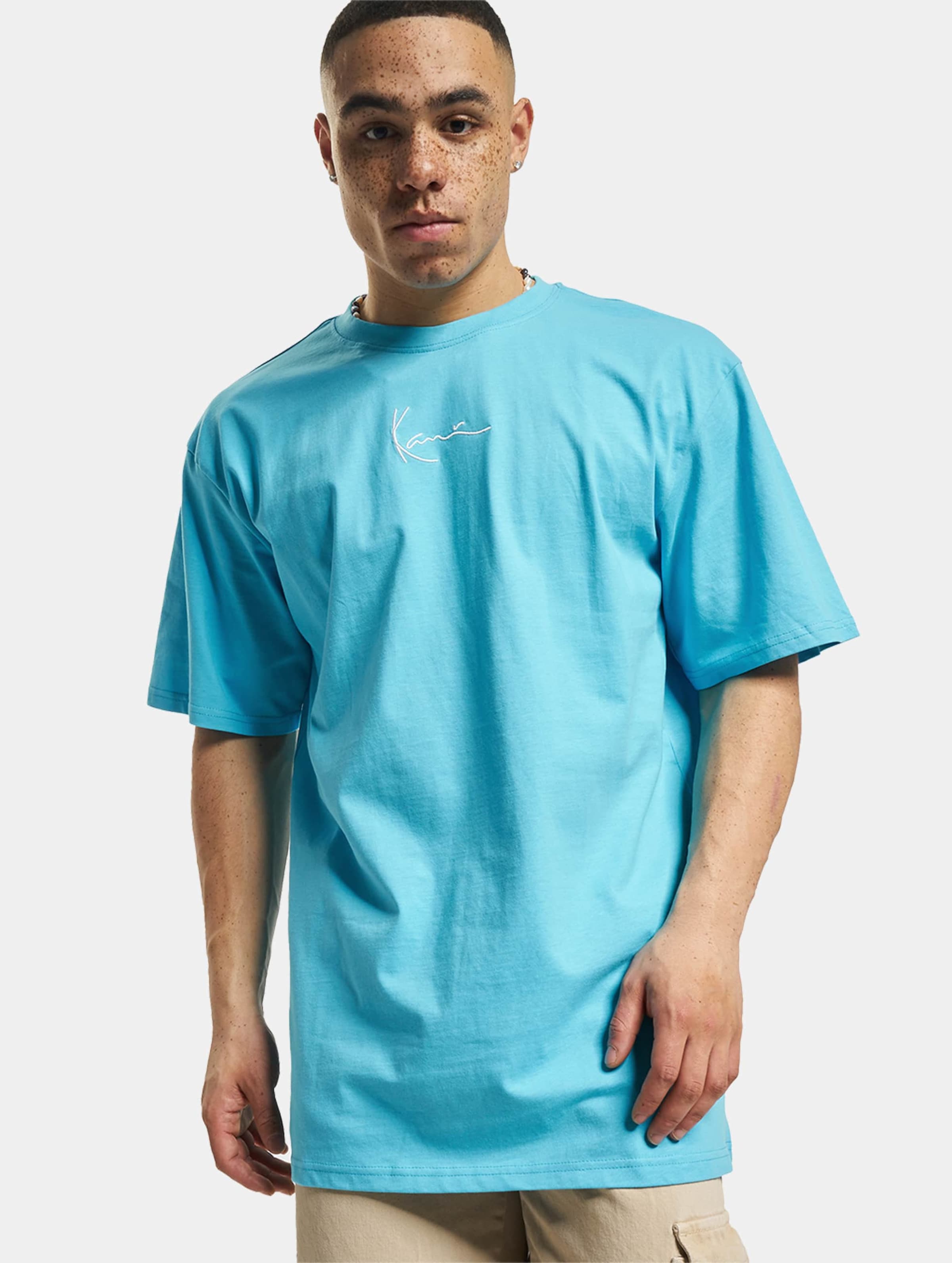 Karl Kani T-Shirt Mannen op kleur blauw, Maat XS