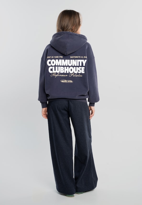 Community Clubhouse Washed Zip Hoodie-3
