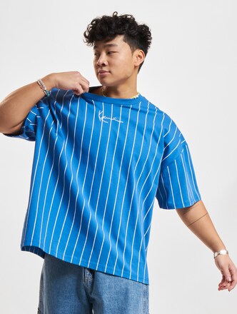 Small Signature Boxy Heavy Jersey Pinstripe 