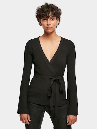 Ladies Rib Knit Wrapped 