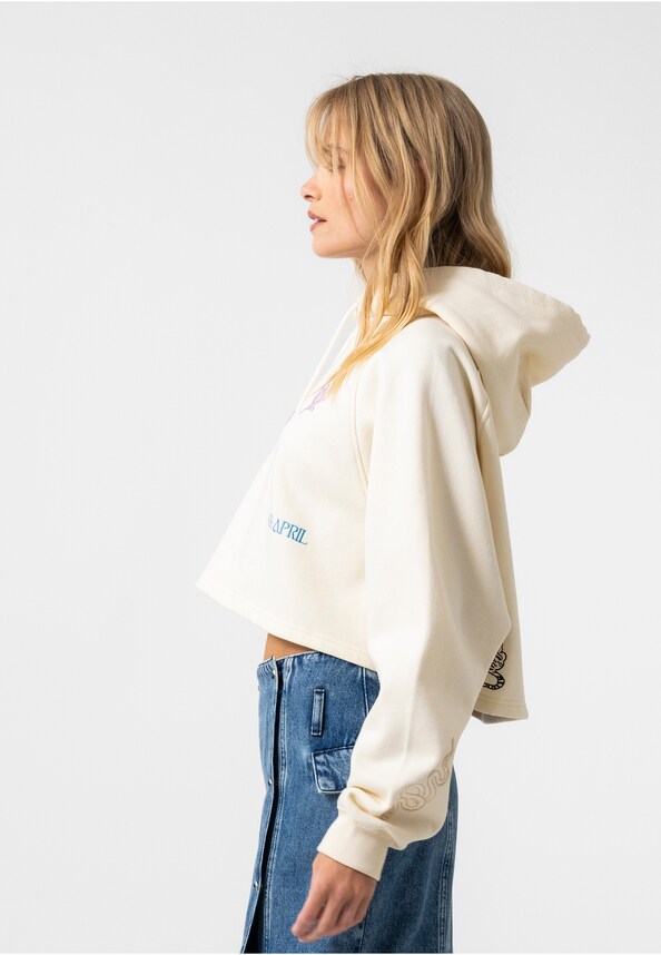 Cropped Hoodie Scribble-2