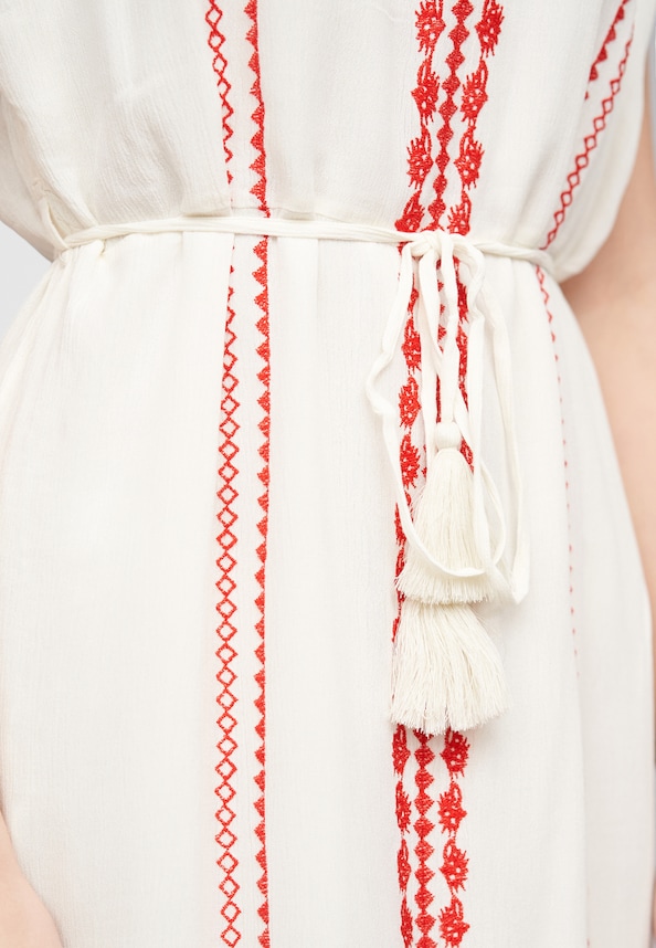 VIMICHELLE V-NECK MIDI DRESS/SU-5