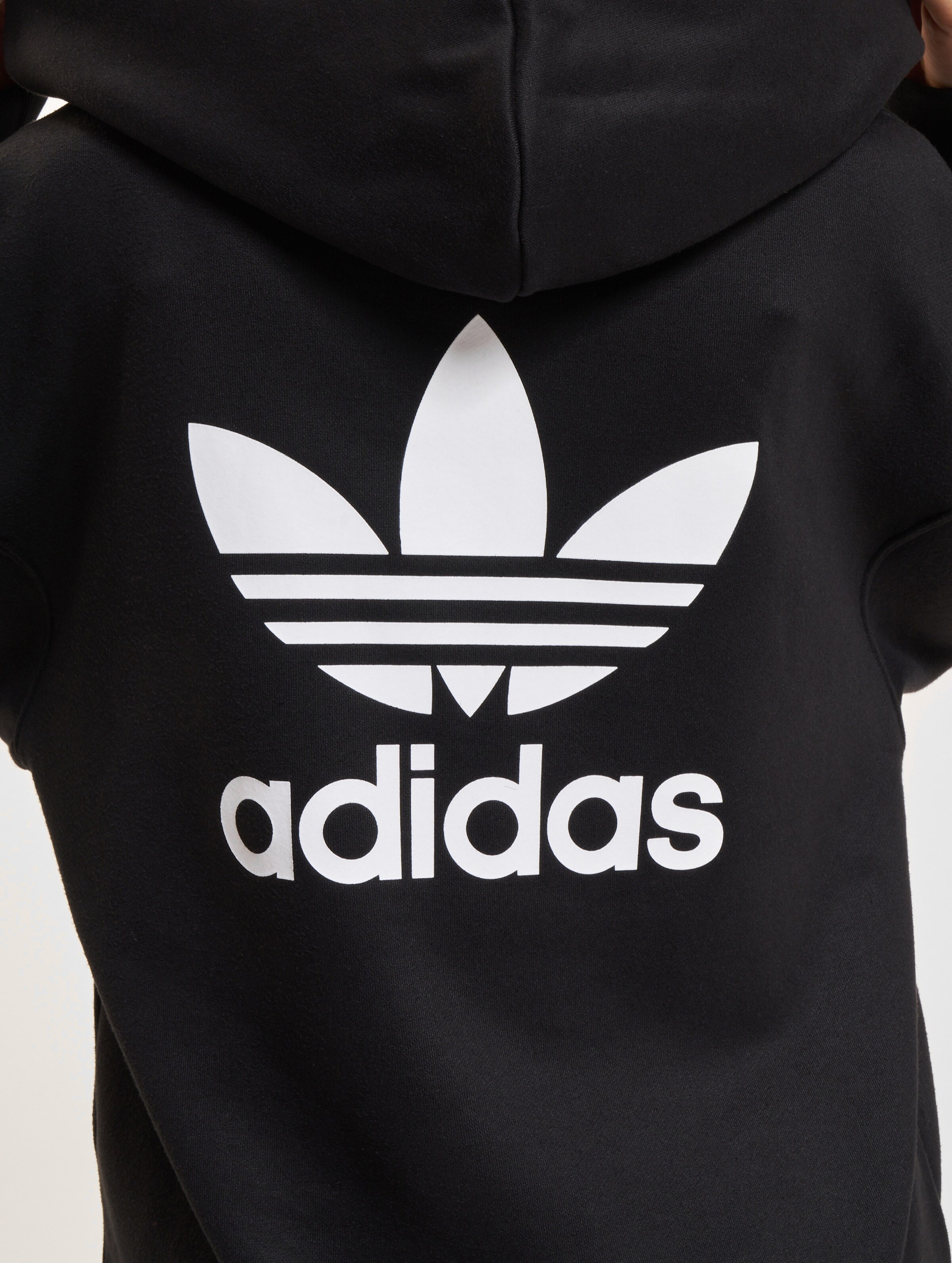 Adidas originals strict/clash trefoil crop hoodie best sale