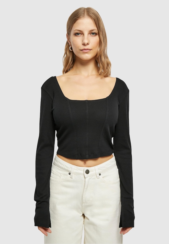 Ladies Short Rib Corsage -2