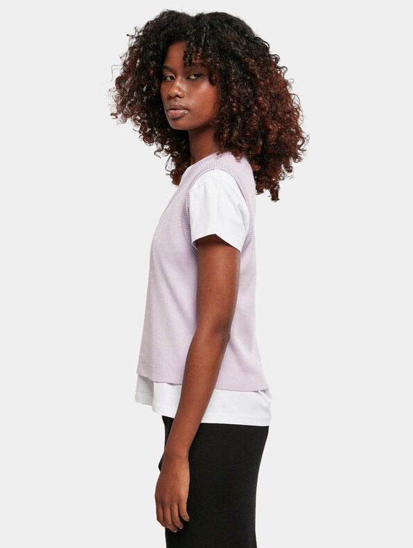 Ladies Short Knittd Slip On -2