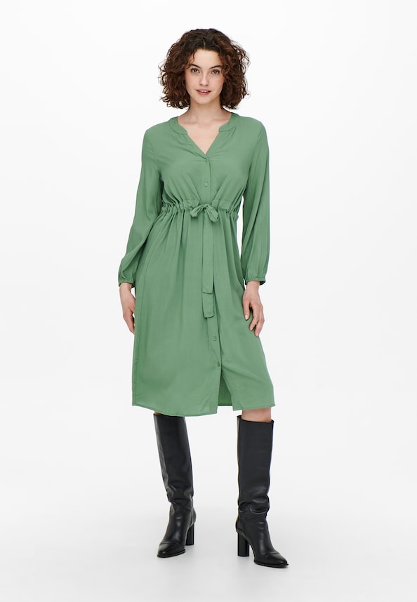 ONLY Damen V-Neck Kleid-3