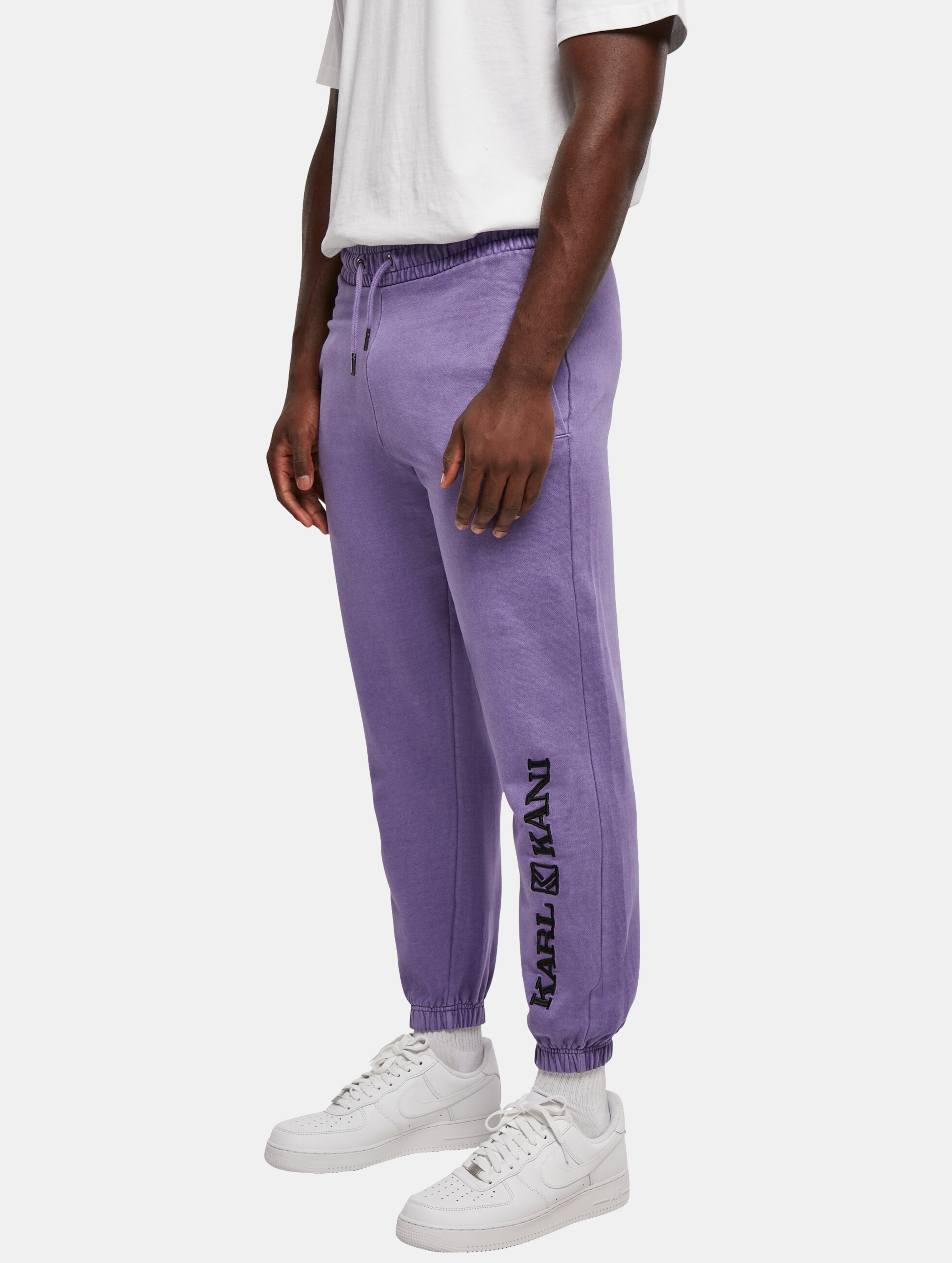 Karl Kani Retro Washed Sweatpants Männer,Unisex op kleur violet, Maat XL