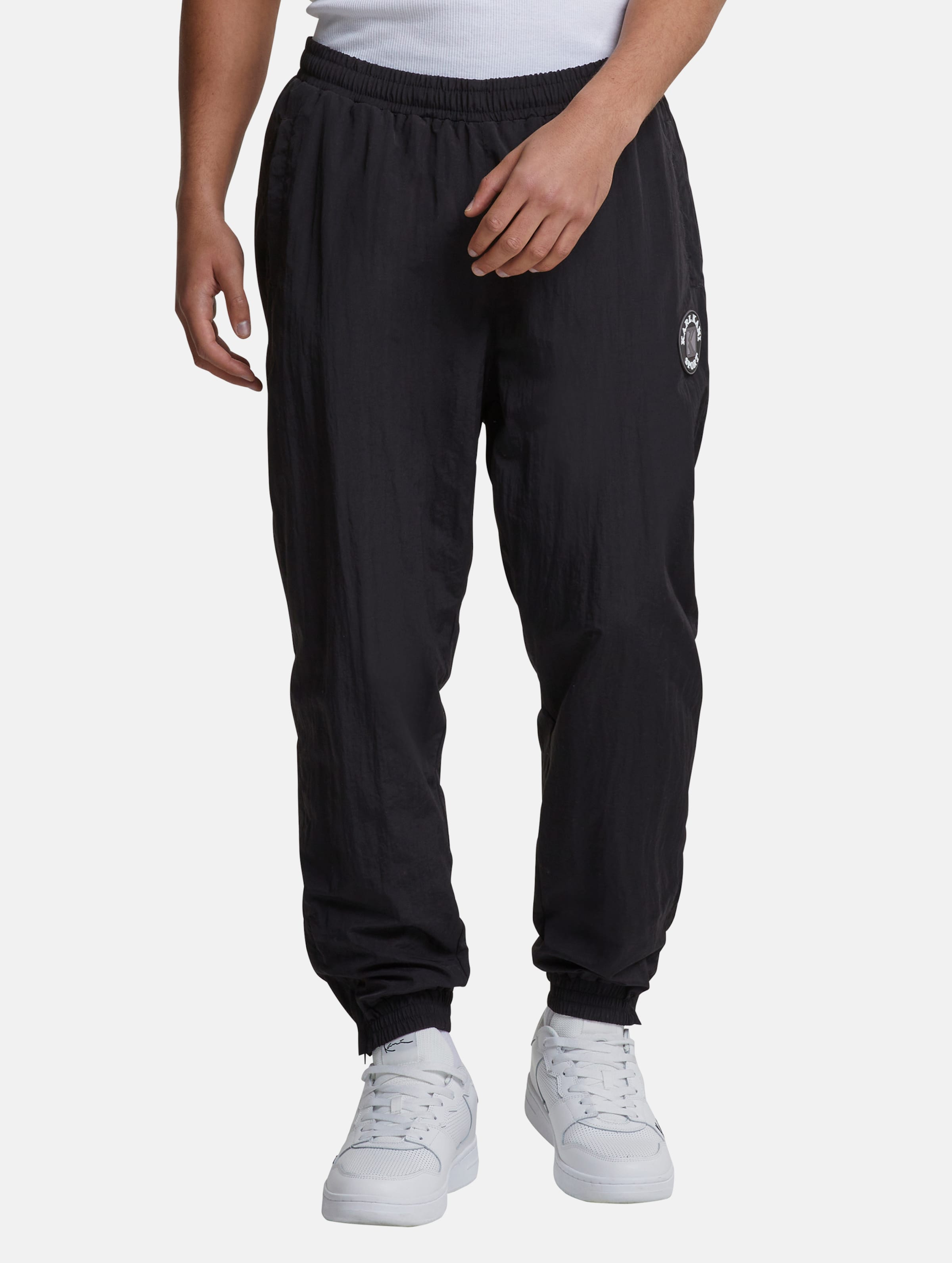 Karl Kani Oversized Essential Jogginghosen op kleur zwart, Maat XS