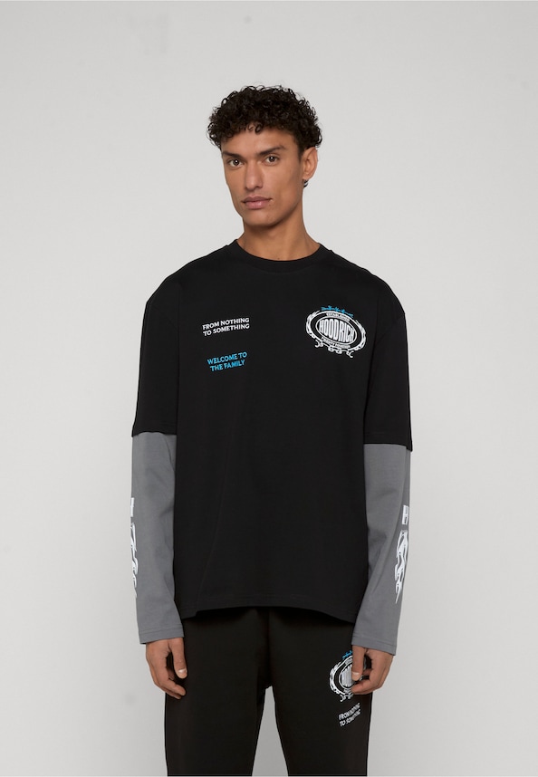 Noir _ Oversized Longsleeve Tshirt-0