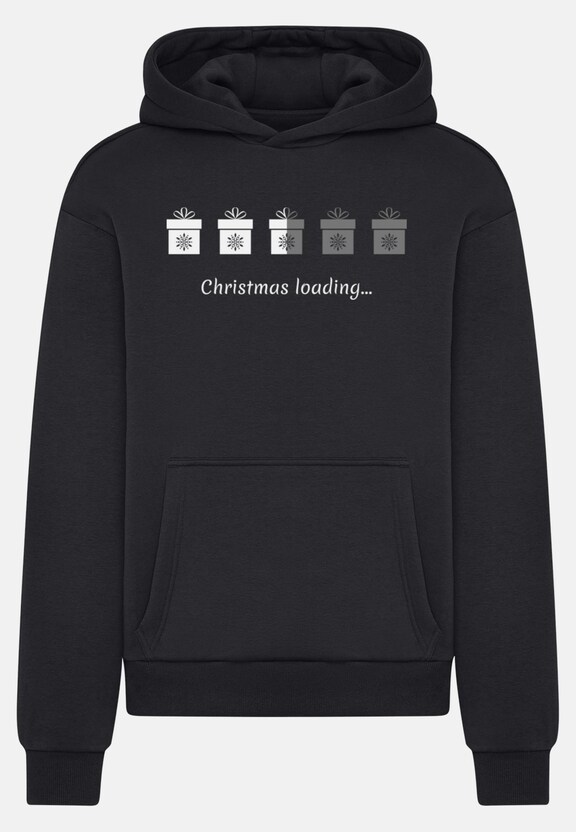 Christmas Gifts Loading Fluffy Hoody-2