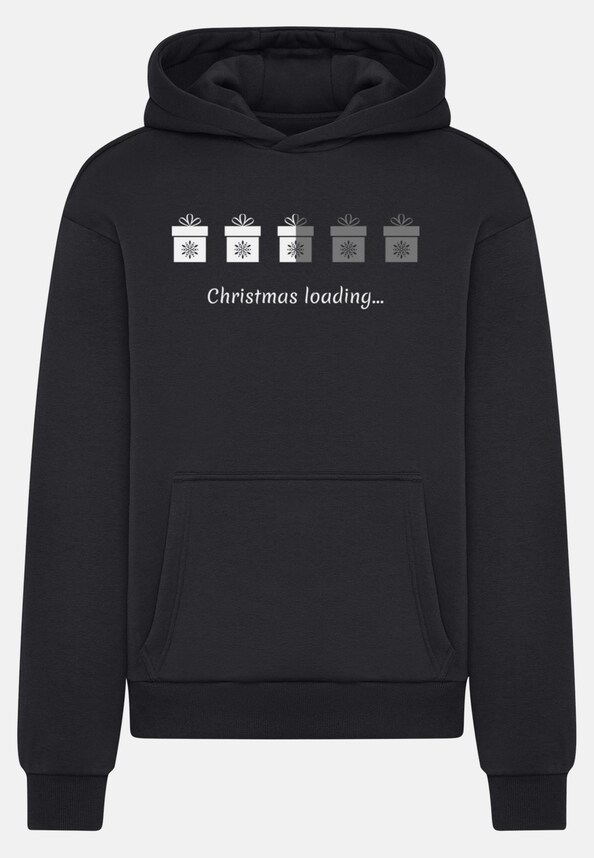 Christmas Gifts Loading Fluffy Hoody-2