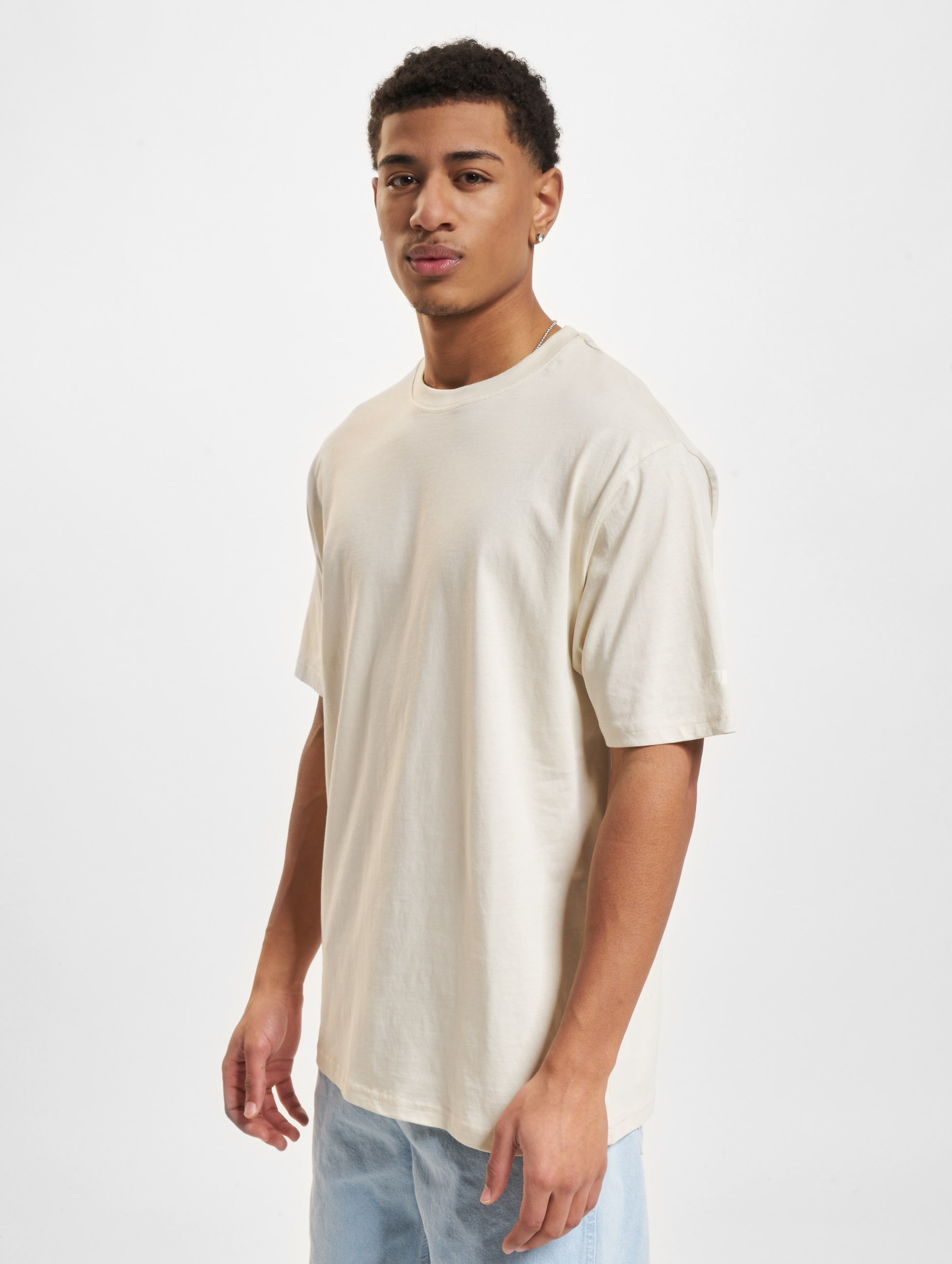 DEF Basic T-Shirts Mannen op kleur beige, Maat 4XL